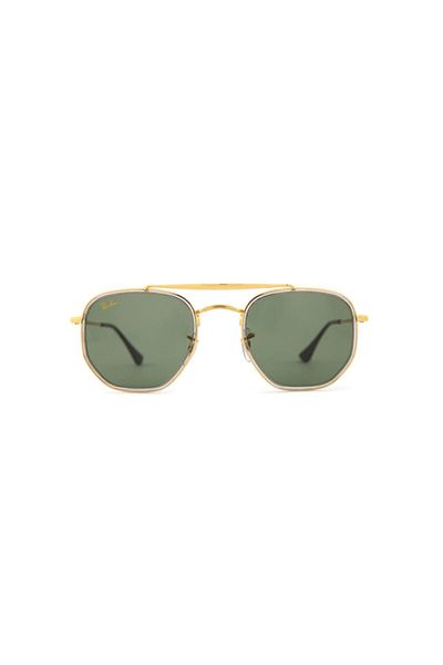 Ray-Ban Ray Ban Unisex Irregular The Marshal Ii Sunglasses- Rb 3648m - Lense Size:52mm - Legend Gold