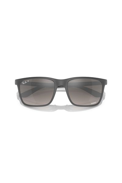 Ray-Ban Ray Ban Man Rectangle Sunglasses- Rb 4385 - Lense Size:58mm - Matte Grey