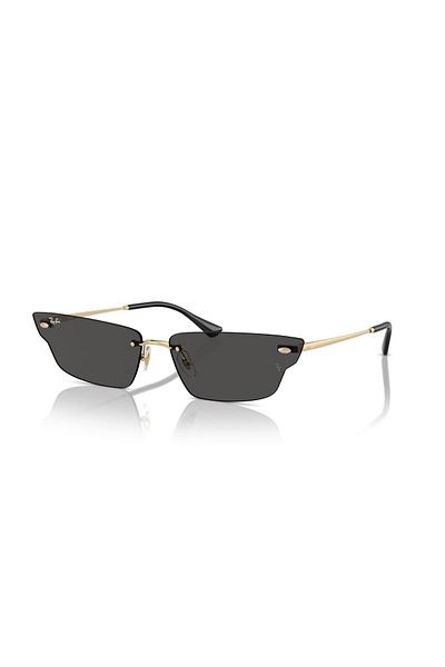 Ray-Ban Ray Ban Unisex Irregular Anh Sunglasses- Rb 3731 - Lense Size:63mm - Light Gold