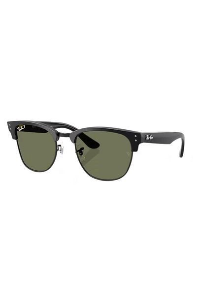 Ray-Ban Ray Ban Unisex Square Clubmaster Reverse Sunglasses- Rb R0504s - Lense Size:54mm - Black On Black