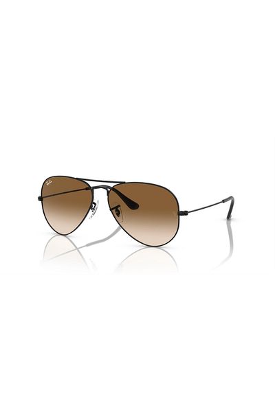 Ray-Ban Ray Ban Unisex Pilot Aviator Large Metal Sunglasses- Rb 3025 - Lense Size:62mm - Black
