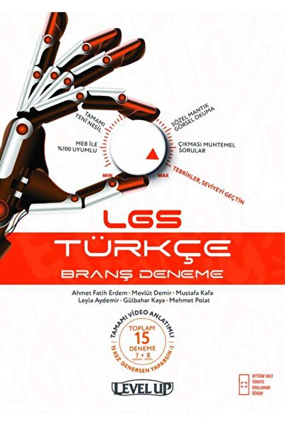 Tammat Yayınları Tammat Yayıncılık 8. Sınıf Lgs Türkçe Level Up 15`li Deneme
