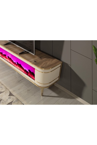 Home ERVA ŞÖMİNELİ BLUETOOTH'LU TV SEHPASI