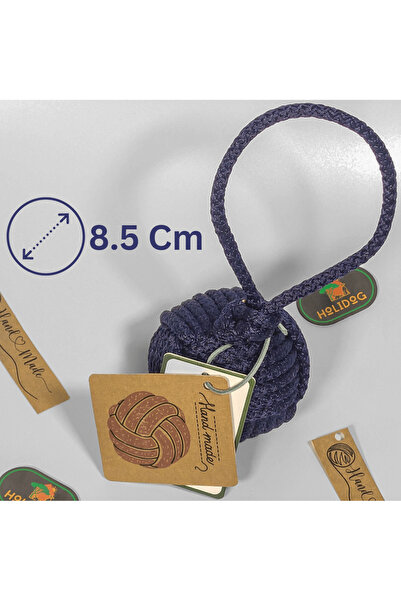 Holidog Köpek Diş Ipi Isırma Halatı Dayanıklı Orijinal Tenis Toplu El Yapımı At-getir Çekiştirme Oyuncağı