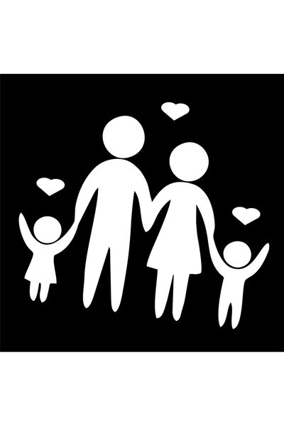 Birim Matbaa Family Car Sticker(21X19 cm
