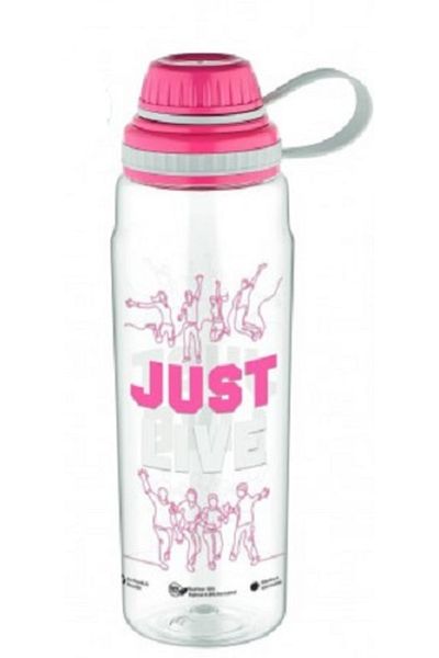 Gıpta Plastic Pink Water Bottle 880 ml