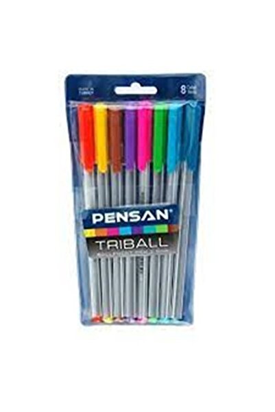 Genel Markalar Triball 1.0 Tükenmez Kalem 8'li