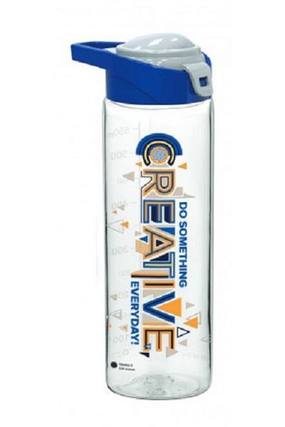 Gıpta Plastic 600 ml Blue Water Bottle
