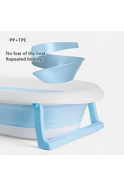 Taimi Portable Collapsible Baby Bathtub - For Infants And Toddlers ( Without Floating Cushion )