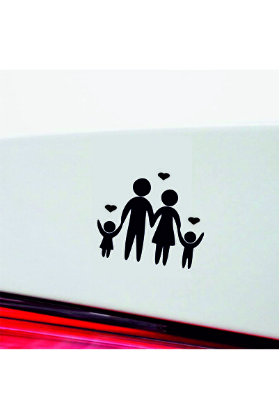 Birim Matbaa Family Car Sticker(21X19 cm