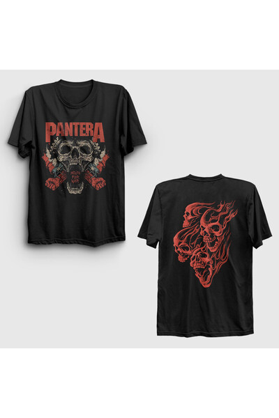 Presmono Unisex crni ruksak Mouth Of War Pantera Štampano T-shirt 517541tt