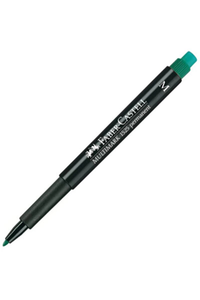 Faber Castell F.C. Multimark 1525 Permanent Asetat Kalemi 1.0 mm (M) YEŞİL 10...
