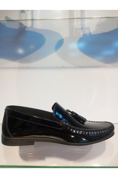 Pierre Cardin siyah rugan 2597 erkek kundura ayakkabı