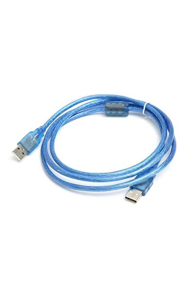 yk desing Usb 2.0 Erkek Erkek Şarj Ve Data Kablosu 1,5m