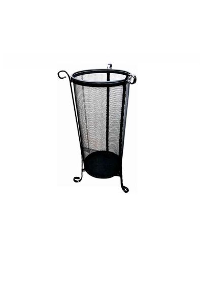Bahat Ferforjeli Fileli Metal Siyah Şemsiyelik 26* 50 Cm