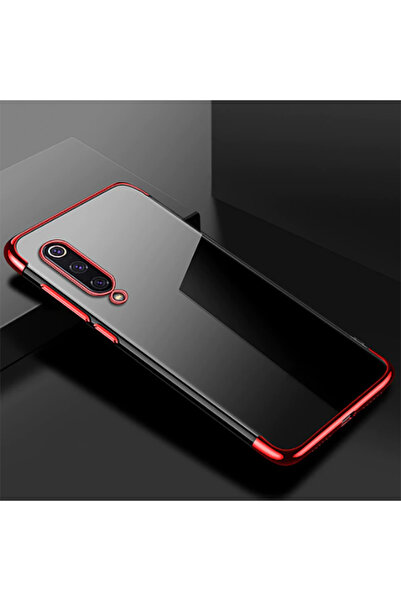 zore Xiaomi Mi 9 Lite Kılf Dört Köşeli Lazer Silikon Kılıf