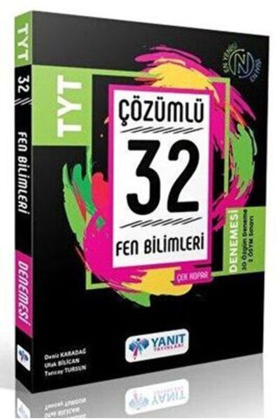 Yanıt Yayınları Yanıt Yayınları Yanıt Tyt Çözümlü 32 Fen Bilimleri Branş Deneme