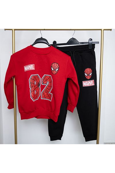 BookOrBook Spiderman 3 Thread Raster Premium Quality Kids Tracksuit Set