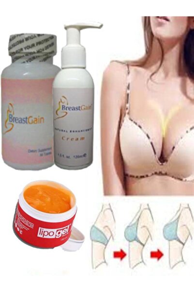 Dolce Breast Gain Toparlayıcı Bakım Seti/ Lipo Gel Selülit Bakım Kremiyle