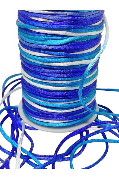 PARACORD Rainbow Color Floş Ip Rat Tail - Rainbow 2 mm