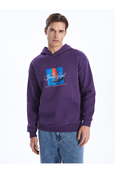 LC Waikiki Ανδρικό φούτερ με κουκούλα - μακρυμάνικο και στάμπα