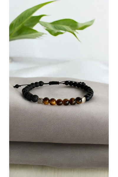 Bensei Takı Dükkanı BENSEİ سوار رجالي بتفاصيل عين النمر والعقيق غير اللامع وح...