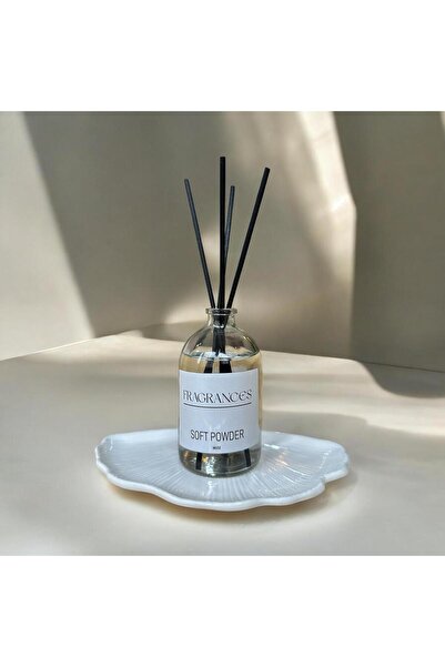 LİNECRAFT 100 ml Vanilya Kokulu Bambu Oda Kokusu Dekoratif Tepsi İle Birlikte