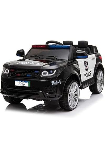 ALBADER Children's Electric Car Range Rover Police Design, Can Ride Electric Car Battery For Kids