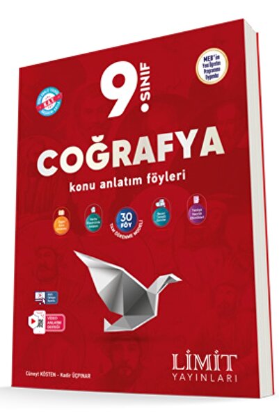 Limit Yayınları Limit 2025 9. Sınıf Coğrafya Konu Anlatım Föyleri Güncel Müfr...