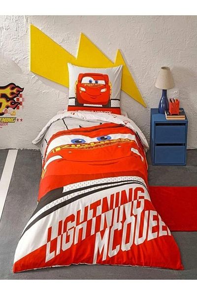 Taç Disney Cars Single Duvet Cover Set - Elastic Cars