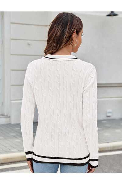 youknitwear you Pulover de damă Riviera cu gât polo