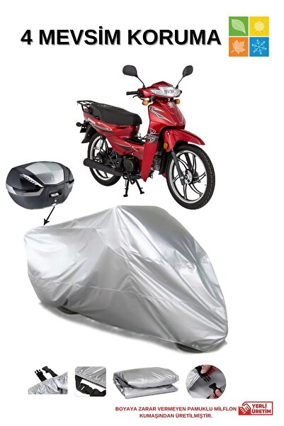 AutoEN MONDİAL SFC MINI 50EC ARKA ÇANTA UYUMLU SU GEÇİRMEZ MOTOSİKLET BRANDAS...