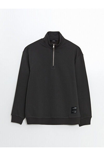 LC Waikiki Hanorac pentru bărbați cu mânecă lungă cu guler ridicat Lcwk