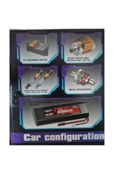 shop Toycraft 80 Km/H 1:8 Elektirikli Yüksek Hız Rc Araba