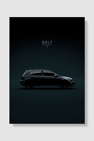 Mudi Store 2016 Golf 7 5 Doors  Araba Poster Çerçevesiz Yüksek Kalite Araba A...