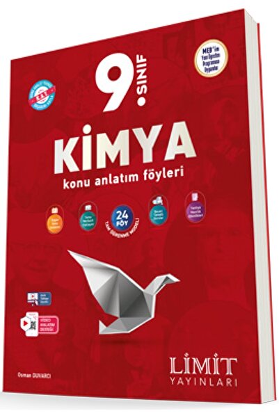 Limit Yayınları Limit 2025 9. Sınıf Kimya Konu Anlatım Föyleri Güncel Müfredat
