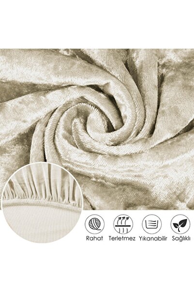 StarMall kadife kumaş oval sandalye kılıfı,sandalye örtüsü 1 adet