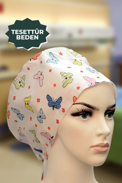 YİĞİTBAŞI Doktor Hemşire Aşçı Cerrahi Bone Hastane Anne Bone Iş Bandanası Pam...