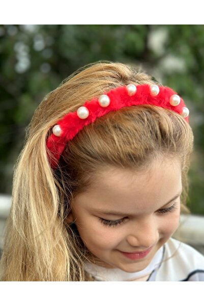 QUEEN AKSESUAR Coroană pentru copii la modă, cu pene de pluș roșii - coroană ...