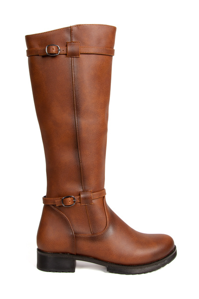 Lio Shoes Γυναικείες μπότες με φερμουάρ με επίπεδη σόλα