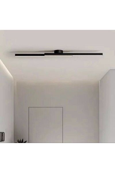 Vonalight 25W 4000K Black Led Ceiling - 2*70cm Bar, Plafonier, Lamp, Chandelier, Lighting Length 100cm