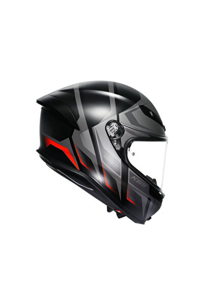 AGV Kapalı Motosiklet Kaskı K6 S Mplk Karve Mat Black Grey Red