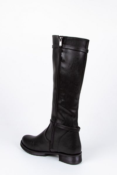 Lio Shoes Cizme de damă cu toc plat și fermoar