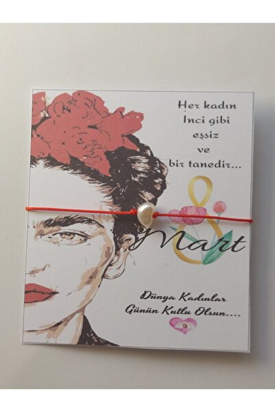 Best Gift İçinde Mutluluk Var سوار لؤلؤ يوم المرأة 5 قطع هدية فريدا مع بطاقة