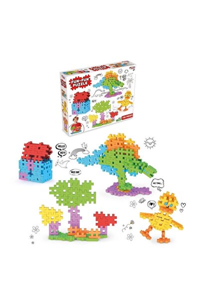 ByCaretta Fun-Fun Building Toy Puzzle Educational Set Preschool 192 Pieces
