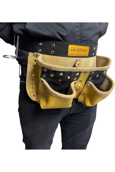 İKİZ DERİ ÜRÜNLERİ 4 BÖLMELİ HAKİKİ DERİ ÇİVİ ÖNLÜĞÜ
