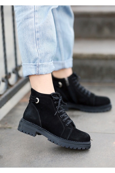 EREN SHOES BAG ASTARA - Μποτάκια από γνήσιο δέρμα με ορθοπεδική σόλα