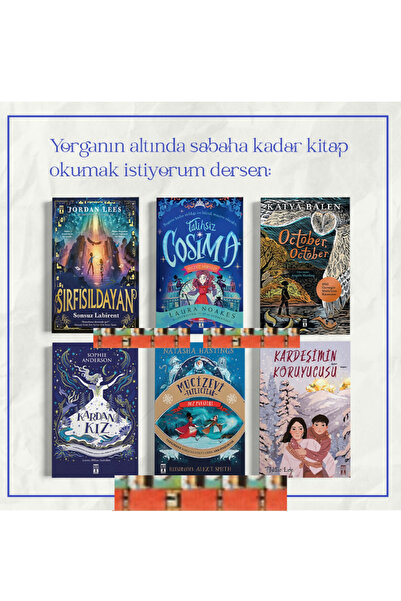 Genç Timaş 6.7.8.Sınıf(6kitap)SırfısıldayanTalihsiz Cosima,Kardan Kız,Mucizev...