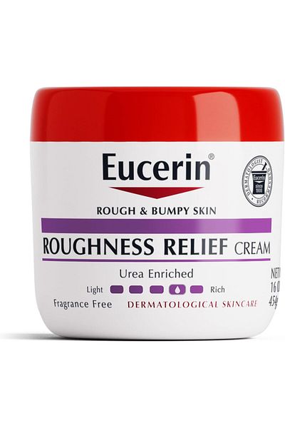 Eucerin Eucerin Roughness Relief Cream, Fragrance Free Body Cream for Dry Skin, 16 Oz Jar