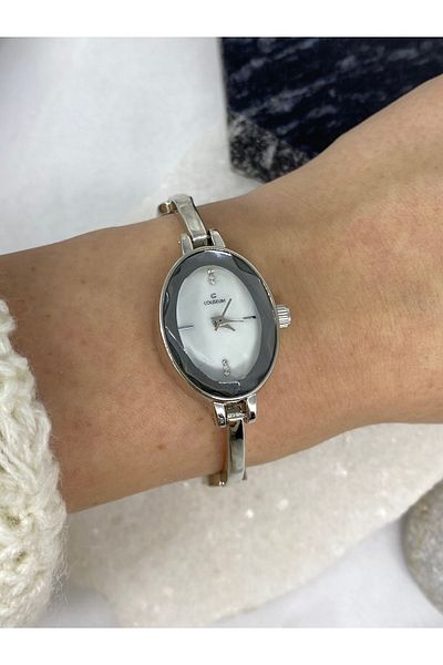 Coliseum Vintage Inside White Silver Women's Wristwatch